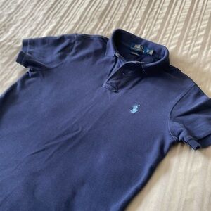 Polo by Ralph Lauren Men's Navy Blue Shirt